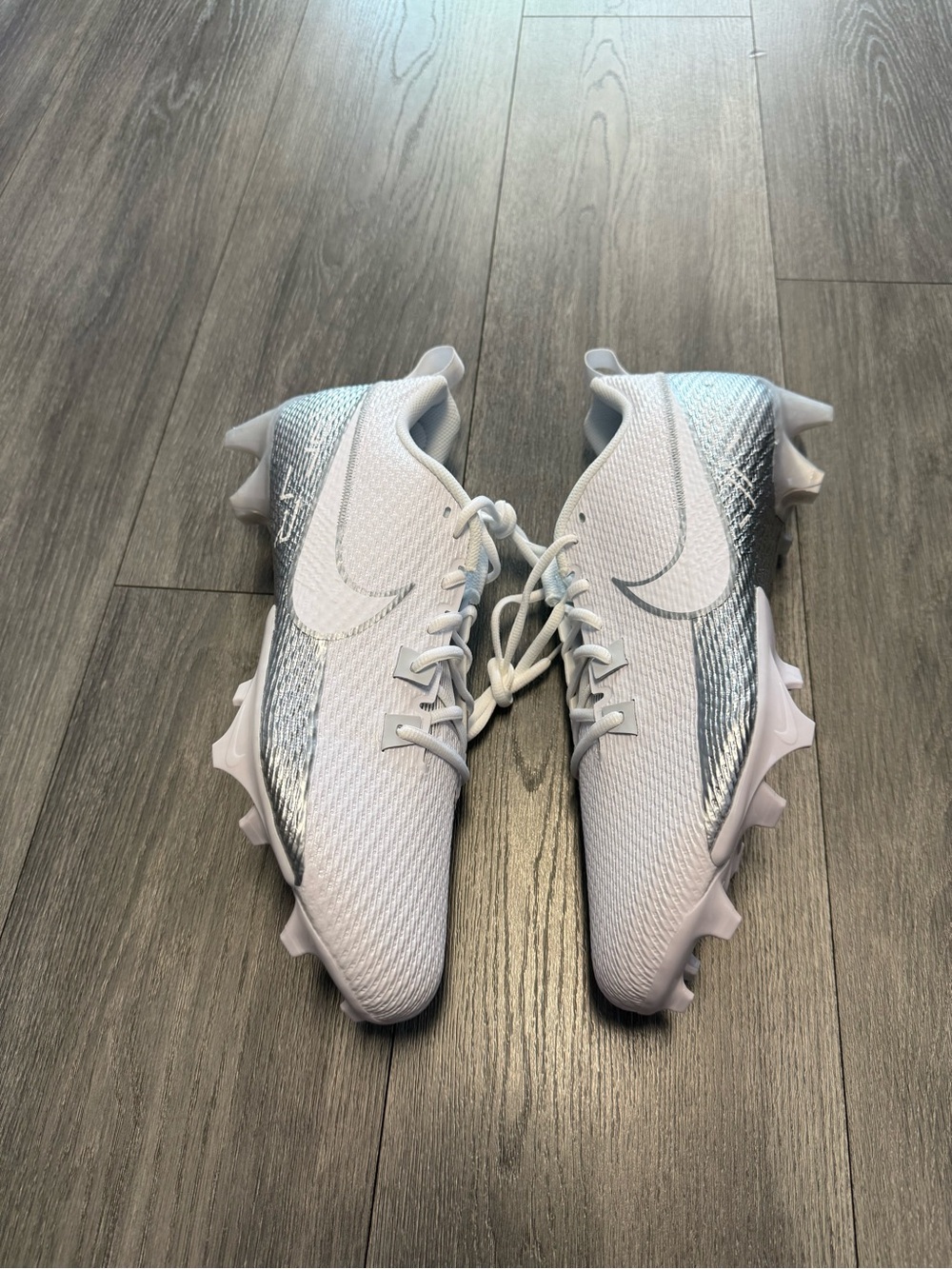 Nike Vapor Edge Speed 360 2 Football Cleats Mens White Silver DA5455-102